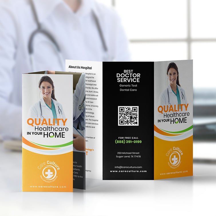 Healthcare Printing Products 2 Health Tri Fold Brochure