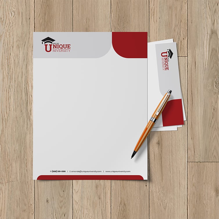 Education Printing Products 15 School Letterhead Static