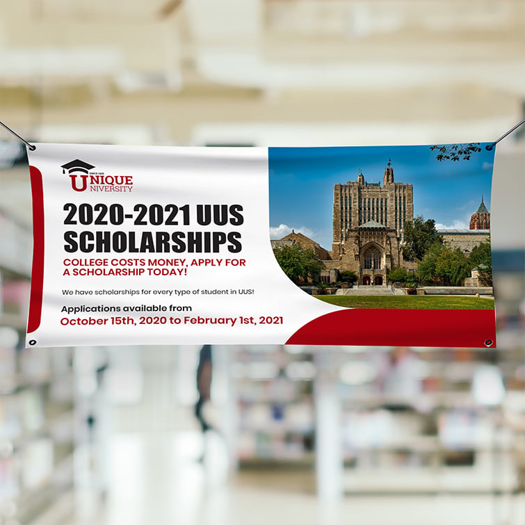 Education Printing Products 3 School Vinyl Banners Indoors
