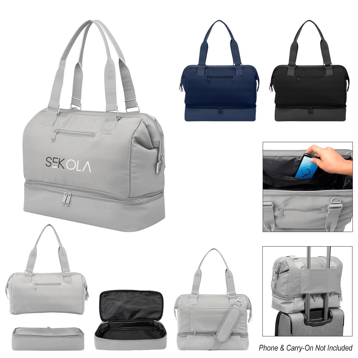 PR28653-The-Weekender-Mini-Travel-Bag-With-Drop-Bottom-1.jpg PR28653 The Weekender Mini Travel Bag With Drop Bottom 1