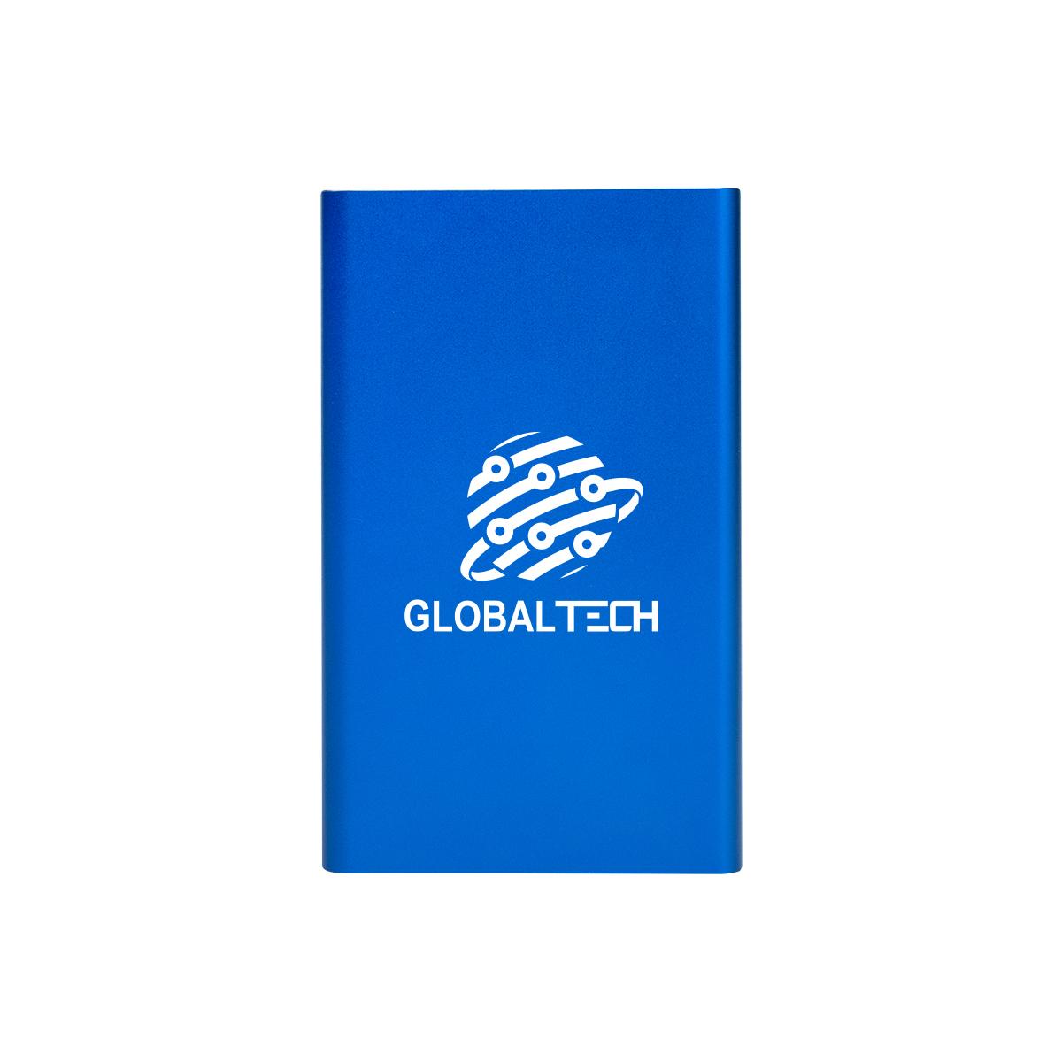 PR30004 2 BLUE DECORATED UL Listed Slim Power Bank 2.0 1