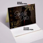 Dual Raised Holographic Foil with SPOTUV Greeting Cards Folded Souvenirs Gifts | PrintMagic
