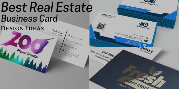 Best Real Estate Business Card Design Ideas
