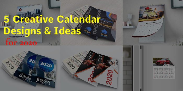 Top 5 creative Print calendar designs and Ideas