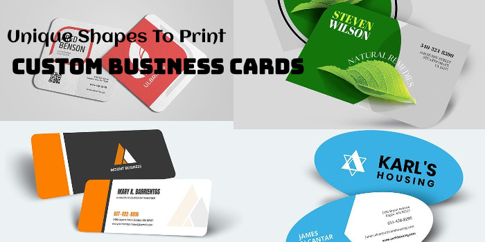 Unique Shapes To Print Custom Business Cards