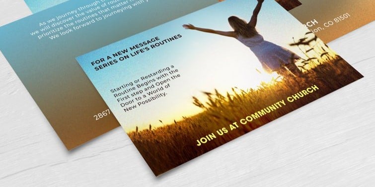 Custom Postcards Printing | PrintMagic