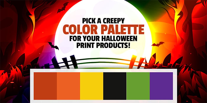 Creepy Color Palette For Your Halloween Print Products