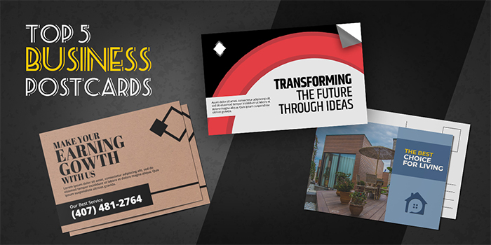 Top 5 Business Postcard Design Types for Printing
