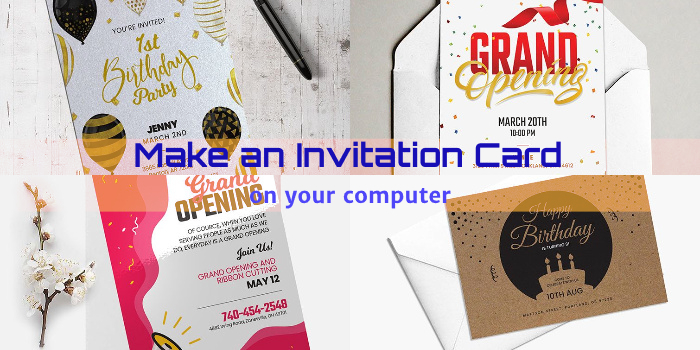 How to Make an Invitation Card on your computer 1 How to Make an Invitation Card on your computer