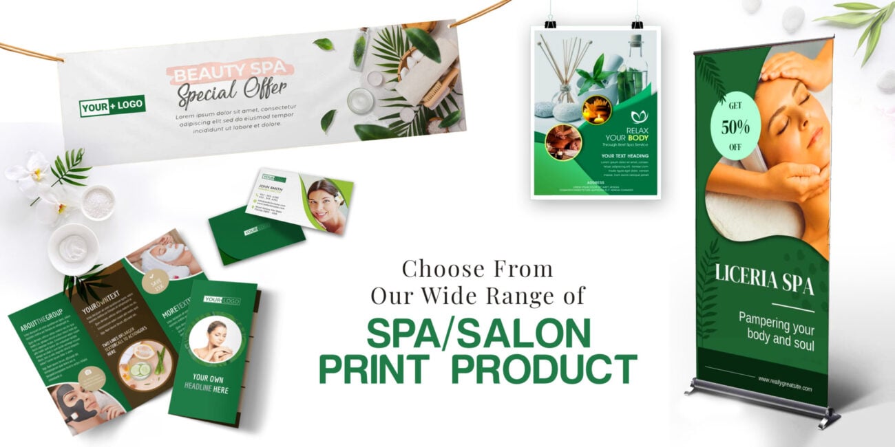 spa banner large format printing