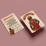 Rounded Vintage Trading Cards Printing | Natural Sports cards | PrintMagic
