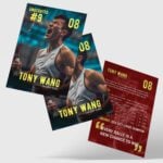 Badminton Sport Trading Cards | collectible cards Printing
