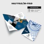 Print Products | Fold Option: Half-Fold/Bi-Fold for Brochures