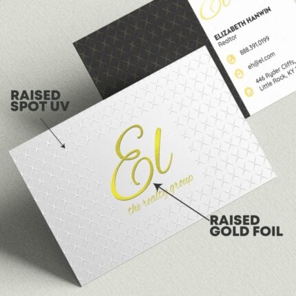 Dual Raised Busines Card | Spot UV