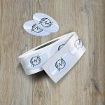 Verical Oval Roll Stickers Unwind-Left Semi-Gloss High Quality Stock Stickers | PrintMagic