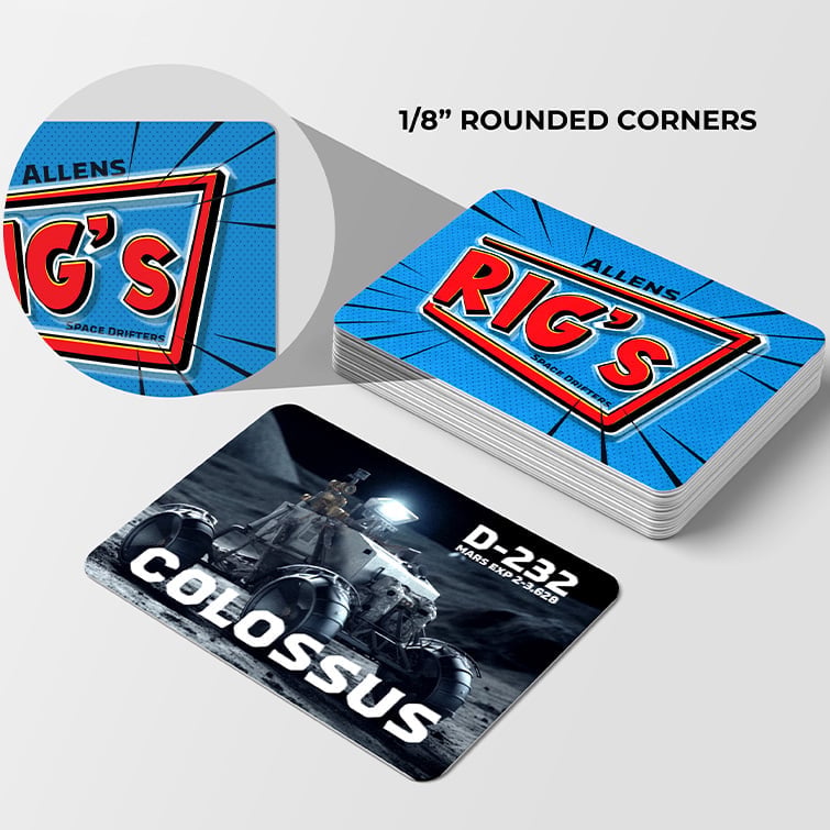 SPOT UV Horizontal Full-Color Rounded Corners Trading Cards Collectible Pokemon Sports cards | PrintMagic