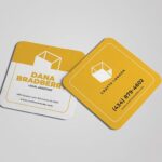 Square Rounded Corner Legal Advisor Business Cards