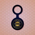 Hang Tag Bottle shape cut Premium Stock merchandise clothing, Bottling tag full color personalized | PrintMagic