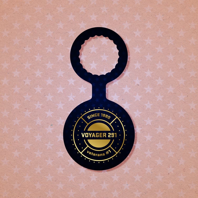 Hang Tag Bottle shape cut Premium Stock merchandise clothing, Bottling tag full color personalized | PrintMagic