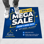 Printed Vinyl Floor Decals and Graphics Printing | PrintMagic