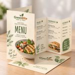 14 Pt Custom Natural Menu Printing with Two Score for Restaurants, Cafes and Hospitality Businesses | PrintMagic