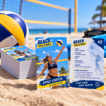 Beach Volleyball Sports Trading Cards Gaming & Hobby Stores Kids activity cards | PrintMagic