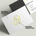 Dual Raised Busines Card | Spot UV