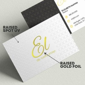 Dual Raised Busines Card | Spot UV