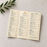 Eco Friendly Natural Premium Stock Restaurant cafe meal delivery fast food custom take out economical branding promotion PrintMagic