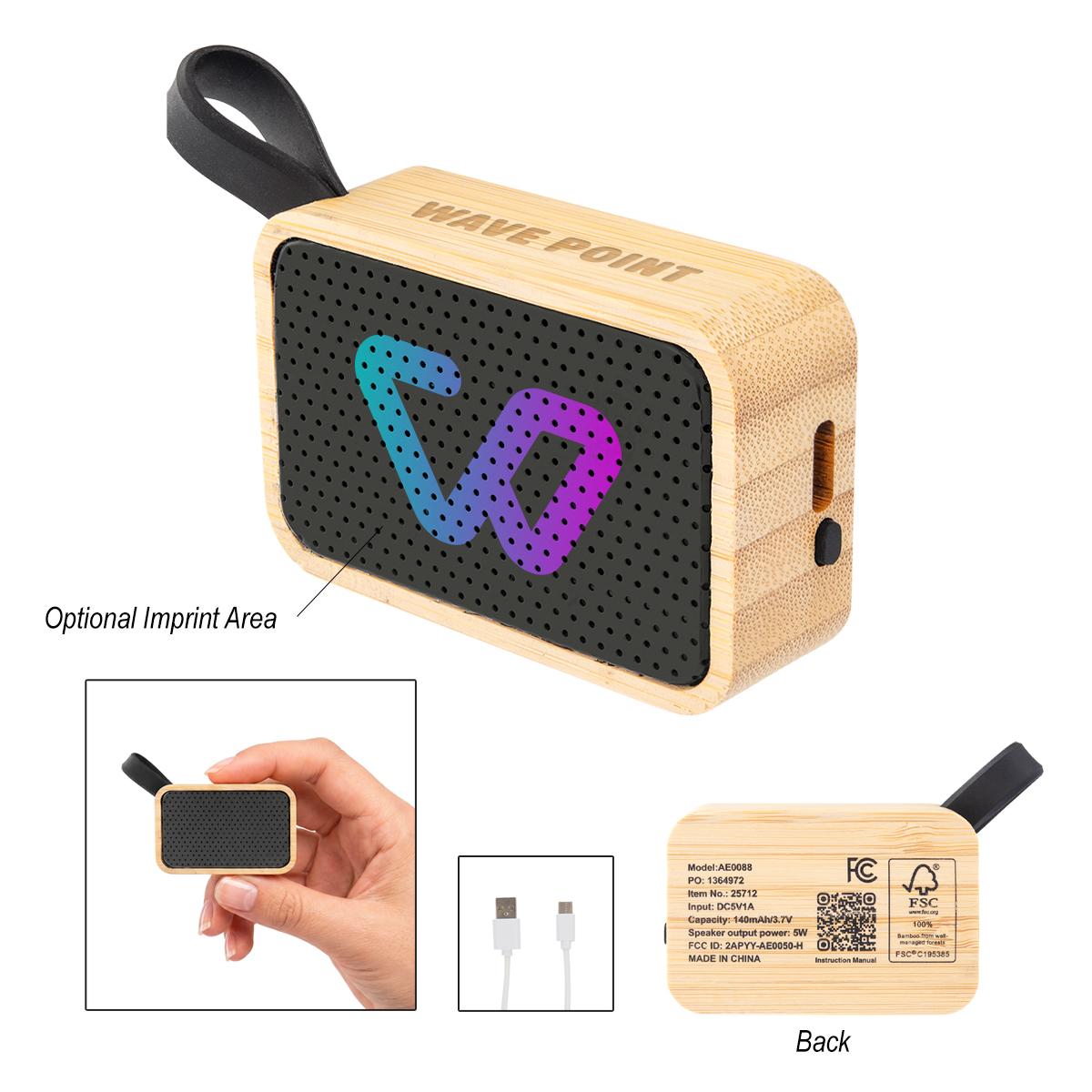 PR36484-FSC-Bamboo-Mini-Speaker.jpg PR36484 FSC Bamboo Mini Speaker