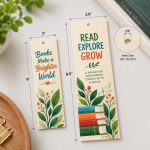 Personalized 14 Pt Natural Paper Bookmarks Schools Events | PrintMagic