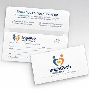 PrintMagic Home Page 74 #6 3/4 Remittance Envelope with Long Flap Printed on 24 lb White Wove Uncoated Paper | PrintMagic