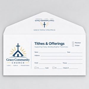 #6 3/4 Remittance Envelope with Short Flap on 24 lb White Wove Uncoated Stock | PrintMagic