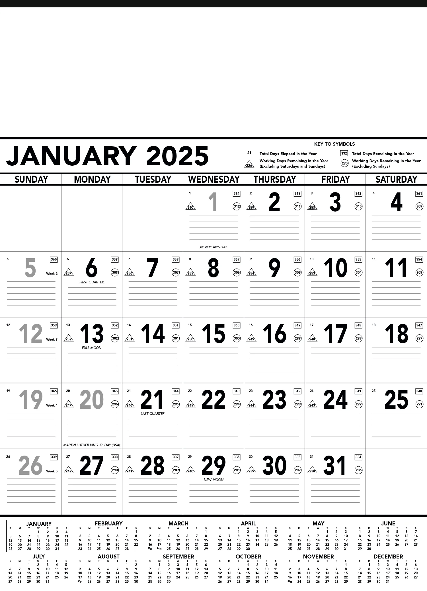 PR13455-Triumph-Calendars-Black-White-Contractor-Memo.webp PR13455 Triumph Calendars Black White Contractor Memo