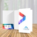 Akuafoil Presentation Folders BC Slit Left Pocket Business Meeting Professionals | Printmagic