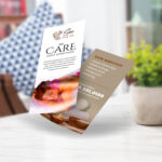 Akuafoil Rack Cards spa beauty health premium stock both sides multi color foils | Printmagic