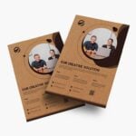 Brown Kraft Sales Sheet | Brown Kraft Sales Sheet Printing | Brown Kraft Sales Sheet With Print Side Front & Back And Thick Brown Kraft Uncoated Paper Stock | Print Magic