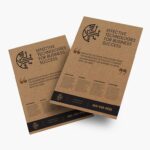 Personalized Kraft Sales Sheet, Brown Kraft Sales Sheet Printing, Thick Brown Kraft Sales Sheet