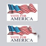 political stickers | Campaign & Political Stickers Printing | Premium Political Stickers With 70lb Gloss Sticker Paper And UV Coating Front | Print Magic