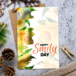 Vertical Flat Akuafoil Greeting Cards | Printmagic