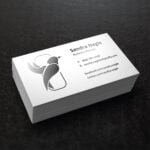 Business Card Black Foil Designer | Foil Business Cards printing | Specialized Business Cards With Black Foil On Front | Print Magic