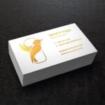 Business Card Glod Foil Designer | Foil Business Cards printing | Specialized Business Cards With Glod Foil On Front | Print Magic