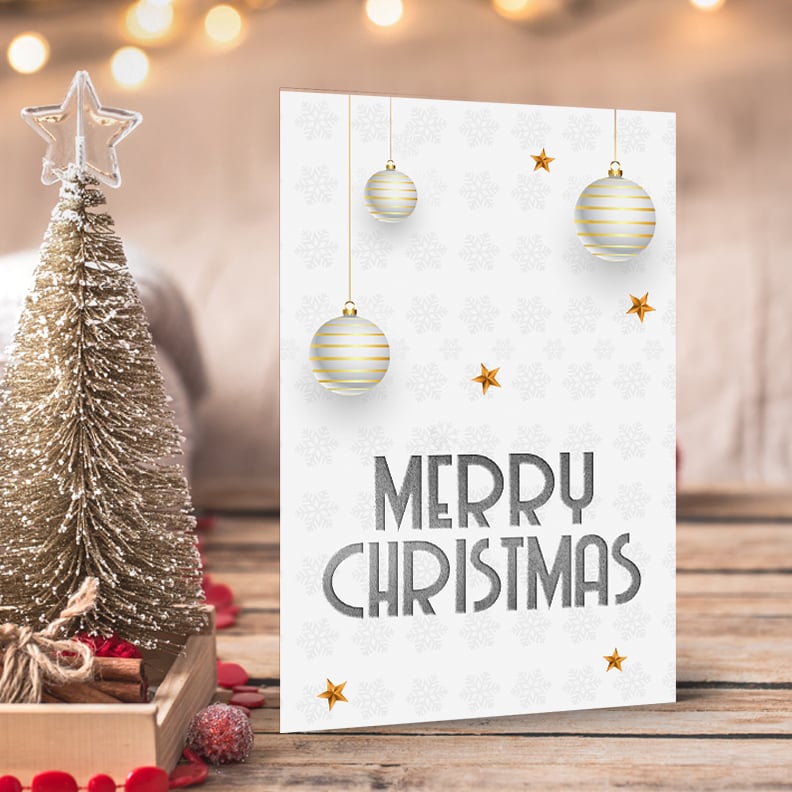 Wishing You A Very Merry Christmas Godson Greetings Card With Envelope