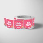 labels for kids | Kids Labels Printing | Premium Kids Roll Labels With White BOPP And Unwind Direction Left Of Copy | Print Magic