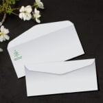 No10 Envelopes One Color Front Only 9.5x4.125 customized Business Greeting cards Invitation Budget #10 Pocket Window Self Seal Security Envelope | Printmagic