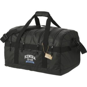 Custom Promotional Products 18 PR10231 1 Black BK DECORATED NBN Recycled Outdoor 60L Duffel