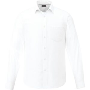 Custom Promotional Products 12 PR10405 1 White 125 DECORATED Mens PIERCE Long Sleeve Shirt