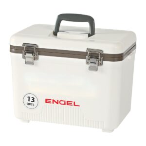 PR10429 1 WHITE DECORATED 13 Qt. Small Engel Cooler