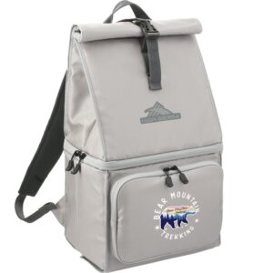 Custom Promotional Products 12 PR10443 1 Gray GY DECORATED High Sierra 12 Can Backpack Cooler