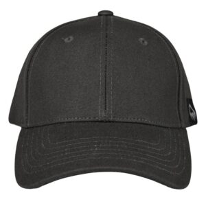 PR10487 1 Onyx 001 DECORATED Wolverine Grey Claw Label 6 Panel Cap